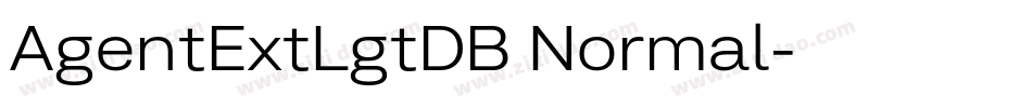AgentExtLgtDB Normal字体转换